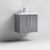 Nuie Arno Wall Hung 2-Door Vanity & Mid-Edge Basin - Unbeatable Bathrooms
