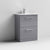 Nuie Arno Floor Standing 2-Drawer Vanity & Minimalist Basin - Unbeatable Bathrooms