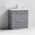 Nuie Arno Floor Standing 2-Drawer Vanity & Mid-Edge Basin - Unbeatable Bathrooms