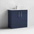 Nuie Arno Floor Standing 2-Door Vanity & Minimalist Basin - Unbeatable Bathrooms