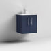 Nuie Arno Wall Hung 2-Door Vanity & Minimalist Basin - Unbeatable Bathrooms