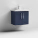 Nuie Arno Wall Hung 2-Door Vanity & Thin-Edge Basin - Unbeatable Bathrooms
