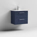 Nuie Arno Wall Hung 2-Drawer Vanity & Minimalist Basin - Unbeatable Bathrooms