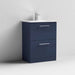 Nuie Arno Floor Standing 2-Drawer Vanity & Minimalist Basin - Unbeatable Bathrooms