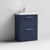 Nuie Arno Floor Standing 2-Drawer Vanity & Thin-Edge 1 Tap Hole Ceramic Basin - Unbeatable Bathrooms