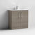 Nuie Arno Floor Standing 2-Door Vanity & Minimalist Basin - Unbeatable Bathrooms