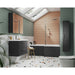 Nuie Arno Floor Standing 2-Door Vanity & Minimalist Basin - Unbeatable Bathrooms