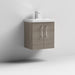 Nuie Arno Wall Hung 2-Door Vanity & Mid-Edge Basin - Unbeatable Bathrooms