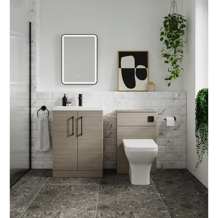 Nuie Arno Wall Hung 2-Door Vanity & Thin-Edge Basin - Unbeatable Bathrooms