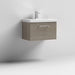Nuie Arno Wall Hung 1-Drawer Vanity & Thin-Edge Basin - Unbeatable Bathrooms