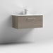 Nuie Arno Wall Hung 1-Drawer Vanity & Minimalist Basin - Unbeatable Bathrooms
