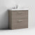 Nuie Arno Floor Standing 2-Drawer Vanity & Thin-Edge 1 Tap Hole Ceramic Basin - Unbeatable Bathrooms