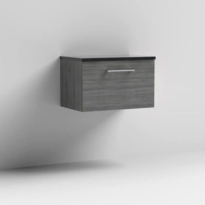 Nuie Arno Wall Hung 1-Drawer Vanity & Laminate Work Top - Unbeatable Bathrooms