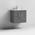 Nuie Arno Wall Hung 2-Door Vanity & Minimalist Basin - Unbeatable Bathrooms