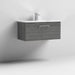 Nuie Arno Wall Hung 1-Drawer Vanity & Minimalist Basin - Unbeatable Bathrooms