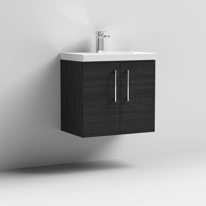 Nuie Arno Wall Hung 2-Door Vanity & Thin-Edge Basin - Unbeatable Bathrooms