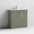 Nuie Arno Floor Standing 2-Door Vanity & Minimalist Basin - Unbeatable Bathrooms