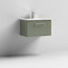 Nuie Arno Wall Hung 1-Drawer Vanity & Minimalist Basin - Unbeatable Bathrooms