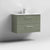 Nuie Arno Wall Hung 2-Drawer Vanity & Minimalist Basin - Unbeatable Bathrooms