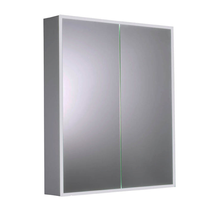JTP Aspect Mirror Cabinet With 4 Sided Light & Heat Pad - Unbeatable Bathrooms