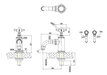 Burlington Arcade Cloakroom Basin Pillar Taps - Unbeatable Bathrooms