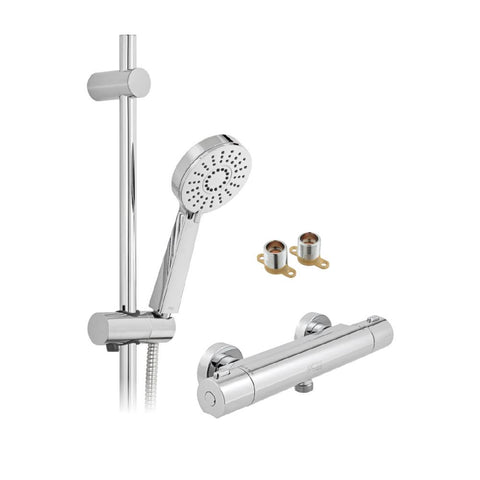Bliss Thermostatic Shower Kit With Multi Function Head - Unbeatable Bathrooms
