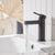 Tavistock Anthem Mini Basin Mixer Tap with Click Waste - Matt Black - Unbeatable Bathrooms