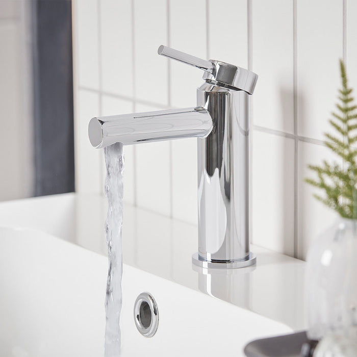 Tavistock Anthem Basin Mixer Tap with Click Waste - Chrome - Unbeatable Bathrooms