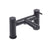 Tavistock Anthem Deck Mounted Bath Filler Tap - Matt Black - Unbeatable Bathrooms