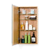 Arena Single Bathroom Mirror Cabinet 700 - Bamboo - Unbeatable Bathrooms