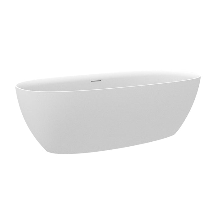 Roca Ariane Oval Stonex® 1650 x 750mm Freestanding Bath - Unbeatable Bathrooms