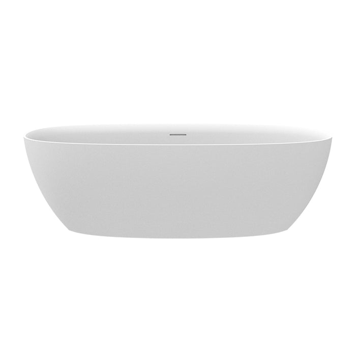 Roca Ariane Oval Stonex® 1650 x 750mm Freestanding Bath - Unbeatable Bathrooms