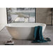 Roca Ariane Oval Stonex® 1650 x 750mm Freestanding Bath - Unbeatable Bathrooms