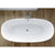 Roca Ariane Oval Stonex® 1650 x 750mm Freestanding Bath - Unbeatable Bathrooms