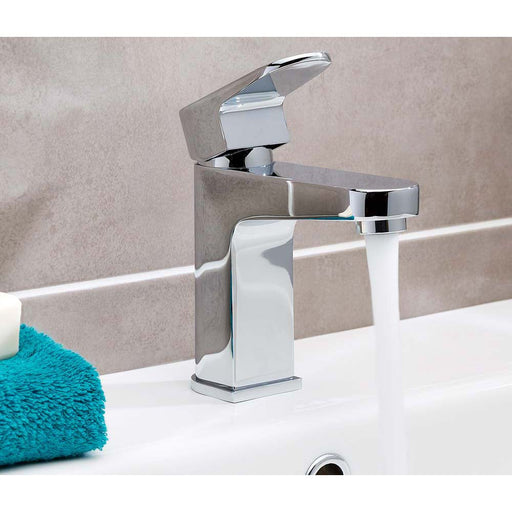 JTP Base Basin Mixer Tap with Click Clack Waste - Unbeatable Bathrooms