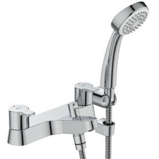 Ideal Standard Calista two taphole deck mounted dual control bath shower mixer - Unbeatable Bathrooms