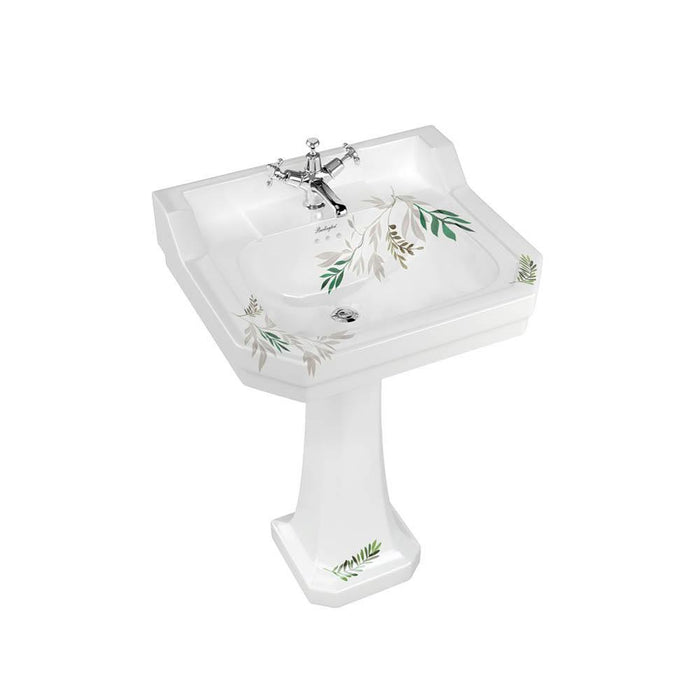 Burlington Bespoke Edwardian 56cm Full Pedestal Basin - 1, 2 & 3TH - Unbeatable Bathrooms