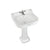 Burlington Bespoke Edwardian 56cm Full Pedestal Basin - 1, 2 & 3TH - Unbeatable Bathrooms