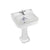 Burlington Bespoke Edwardian 56cm Full Pedestal Basin - 1, 2 & 3TH - Unbeatable Bathrooms