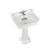 Burlington Bespoke Edwardian 56cm Full Pedestal Basin - 1, 2 & 3TH - Unbeatable Bathrooms