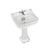 Burlington Bespoke Edwardian 56cm Full Pedestal Basin - 1, 2 & 3TH - Unbeatable Bathrooms