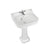 Burlington Bespoke Edwardian 56cm Full Pedestal Basin - 1, 2 & 3TH - Unbeatable Bathrooms