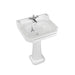 Burlington Bespoke Edwardian 56cm Full Pedestal Basin - 1, 2 & 3TH - Unbeatable Bathrooms
