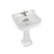 Burlington Bespoke Edwardian 56cm Full Pedestal Basin - 1, 2 & 3TH - Unbeatable Bathrooms