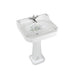 Burlington Bespoke Edwardian 56cm Full Pedestal Basin - 1, 2 & 3TH - Unbeatable Bathrooms