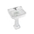 Burlington Bespoke Edwardian 56cm Full Pedestal Basin - 1, 2 & 3TH - Unbeatable Bathrooms