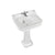 Burlington Bespoke Edwardian 56cm Full Pedestal Basin - 1, 2 & 3TH - Unbeatable Bathrooms