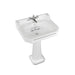 Burlington Bespoke Edwardian 61cm Full Pedestal Basin - 1, 2 & 3TH - Unbeatable Bathrooms