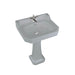 Burlington Bespoke Edwardian 61cm Full Pedestal Basin - 1, 2 & 3TH - Unbeatable Bathrooms