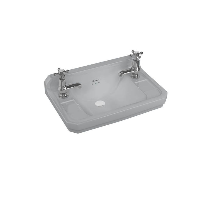 Burlington Edwardian 510mm 2TH Wall Hung Cloakroom Basin (Various Designs) - Unbeatable Bathrooms
